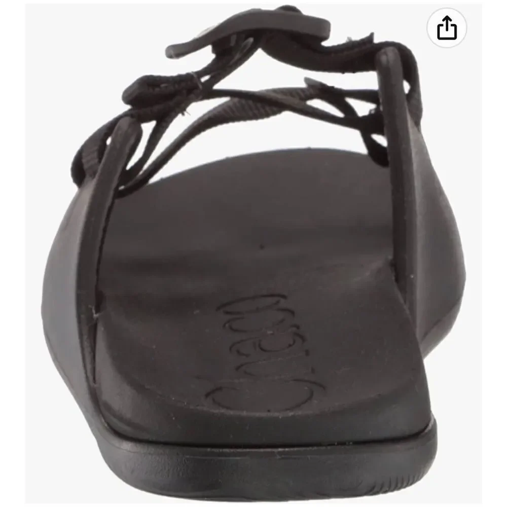 Chaco‎ Childrens Chillos Sandal Slide Black Size 4 Youth Unisex New